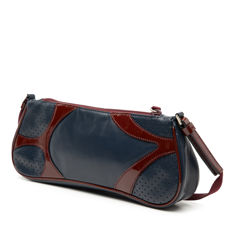 Pre-Loved Prada Patent Trimmed Vitello Drive Crossbody - Picture 2 of 10